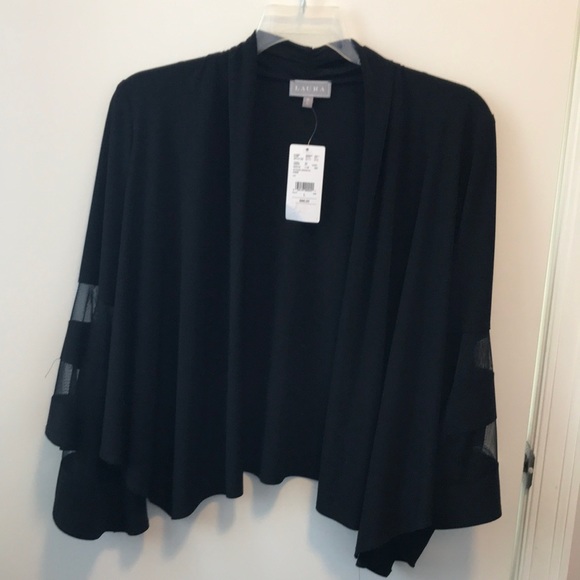 Laura open blazer with bell sleeves, size large, NWT - Picture 1 of 7